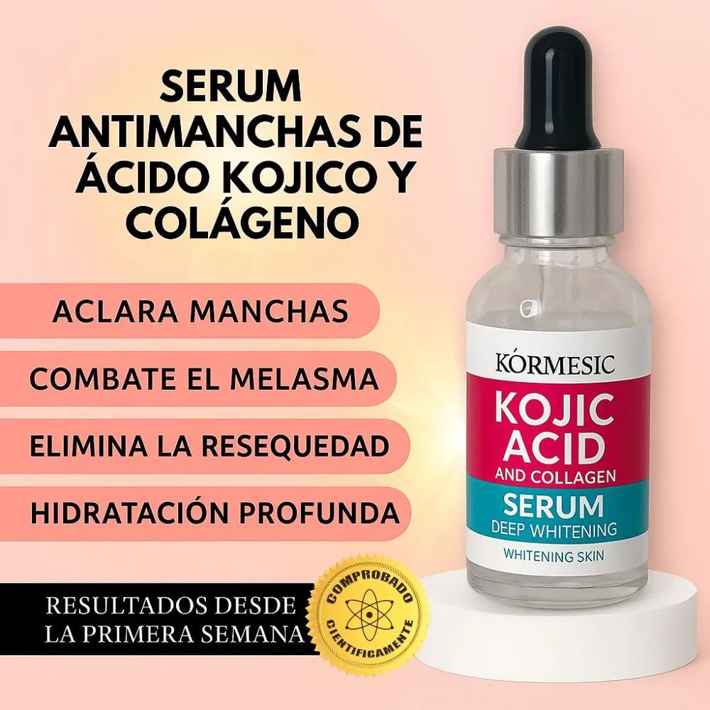 SERUM ANTIMANCHAS DE ÁCIDO KÓJICO Y COLÁGENO