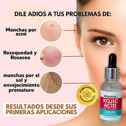 SERUM ANTIMANCHAS DE ÁCIDO KÓJICO Y COLÁGENO