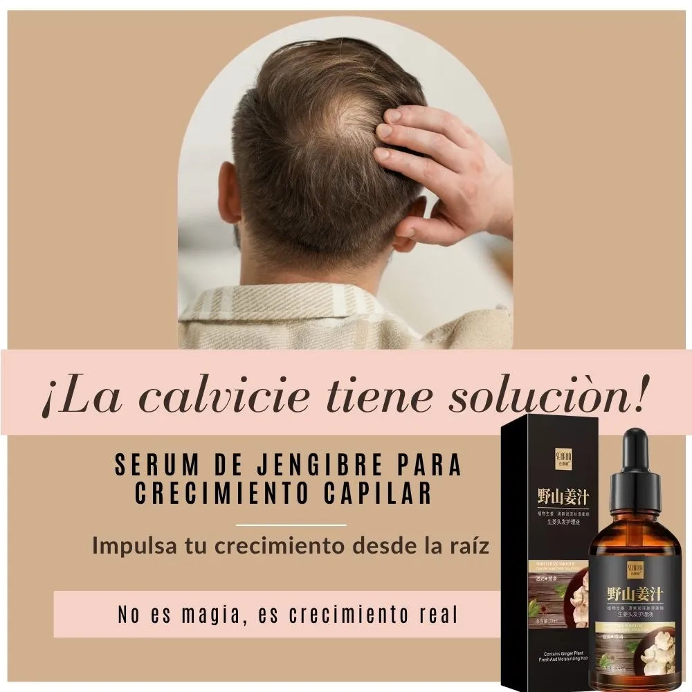 SERUM DE JENGIBRE PARA CRECIMIENTO DE CABELLO