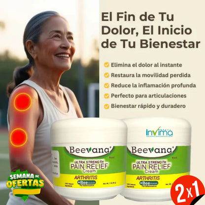 2x1 crema Beevana para Dolores, Articulaciones, Inflamaciòn