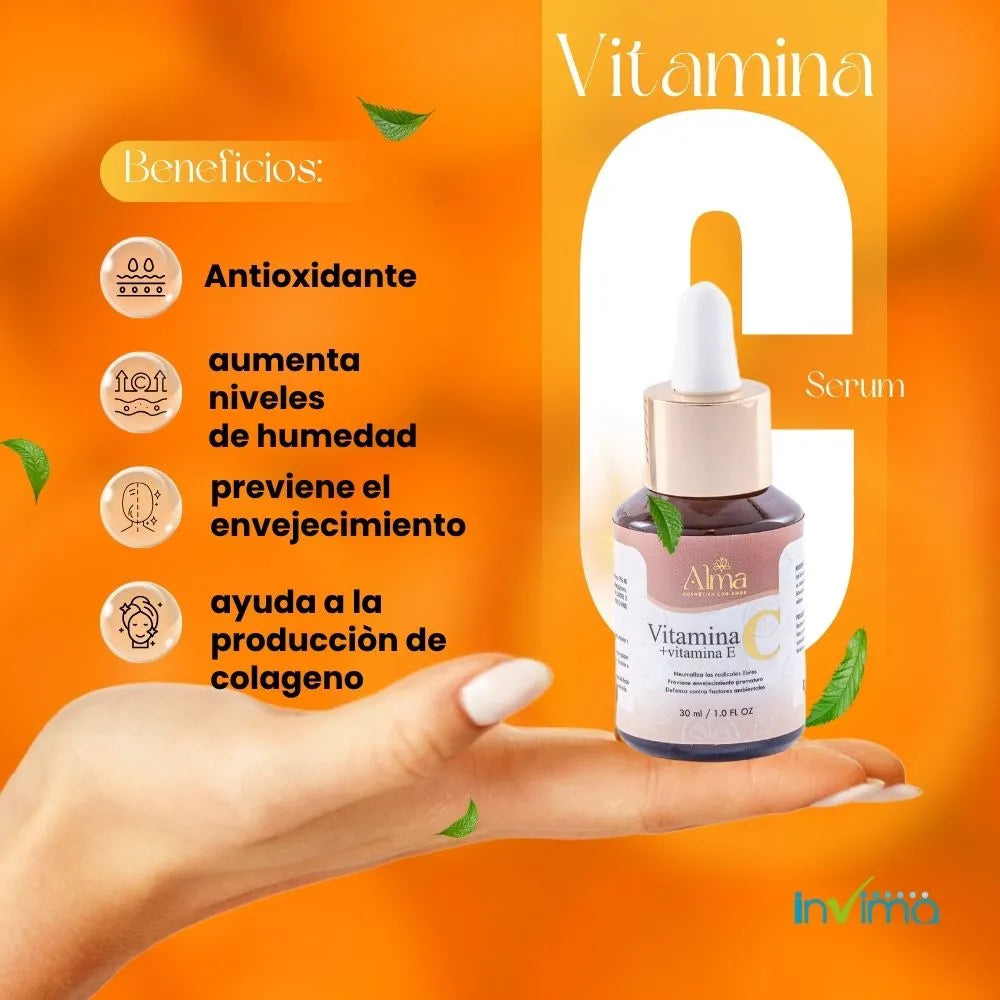 VITAMINA C + VITAMINA E ALMA COSMETIC