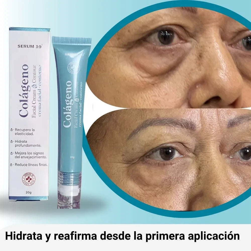 CONTORNO DE OJOS DE COLAGENO Y ACIDO HIALURONICO.