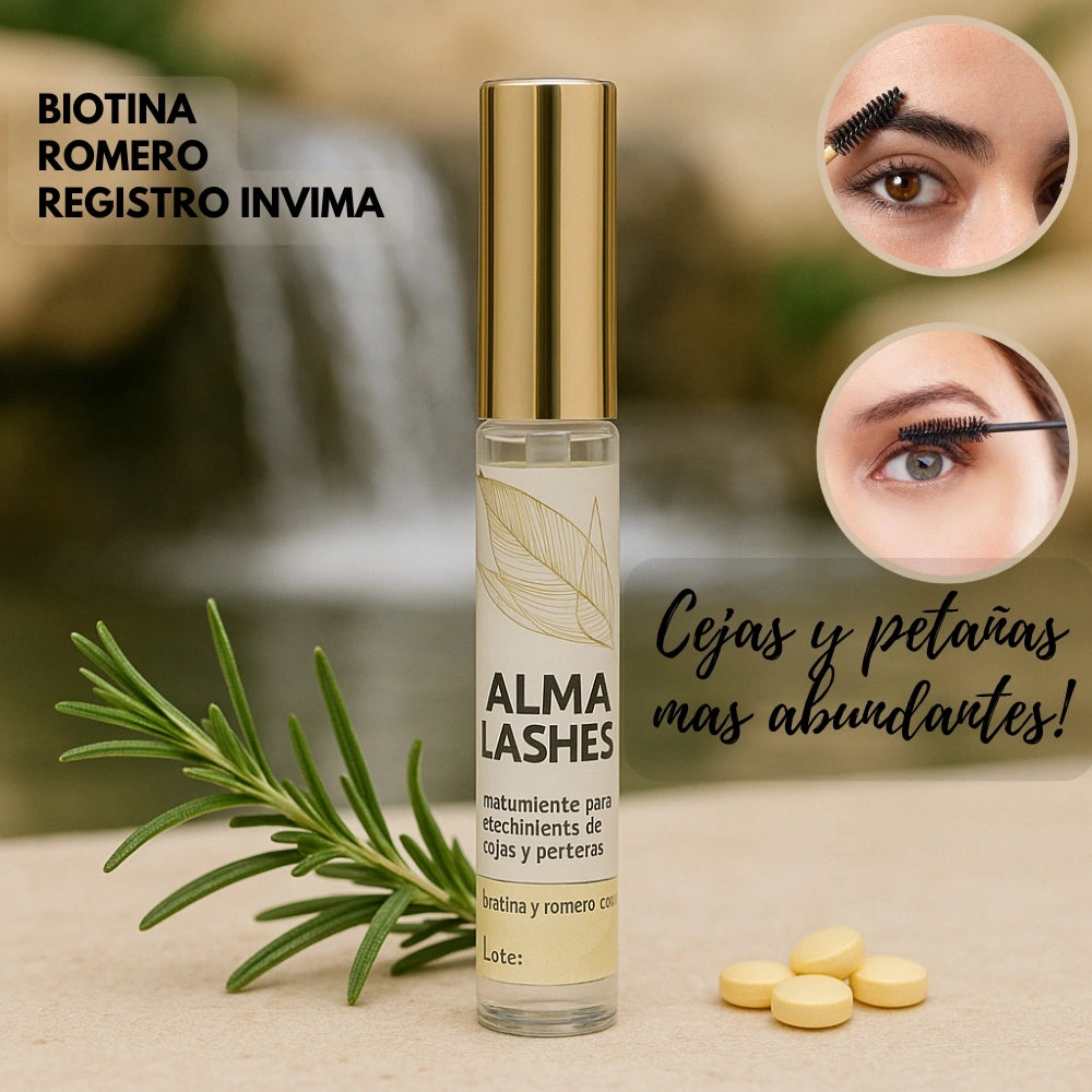 ALMA LASHES- SERUM CRECE PESTAÑAS Y CEJAS.