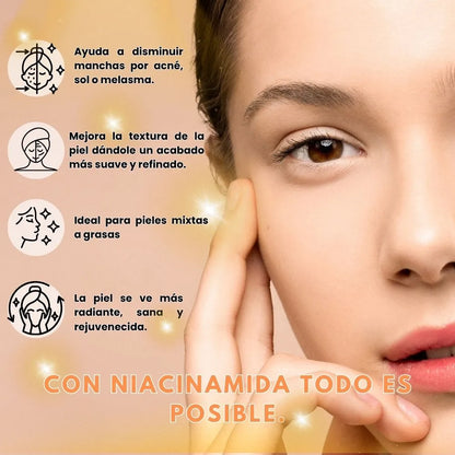 KIT X2 UNIDADES CREMA ACLARANTE DE NIACINAMIDA