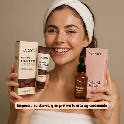 Kit antiedad Serum de Retinol + Jabon de Cafeina