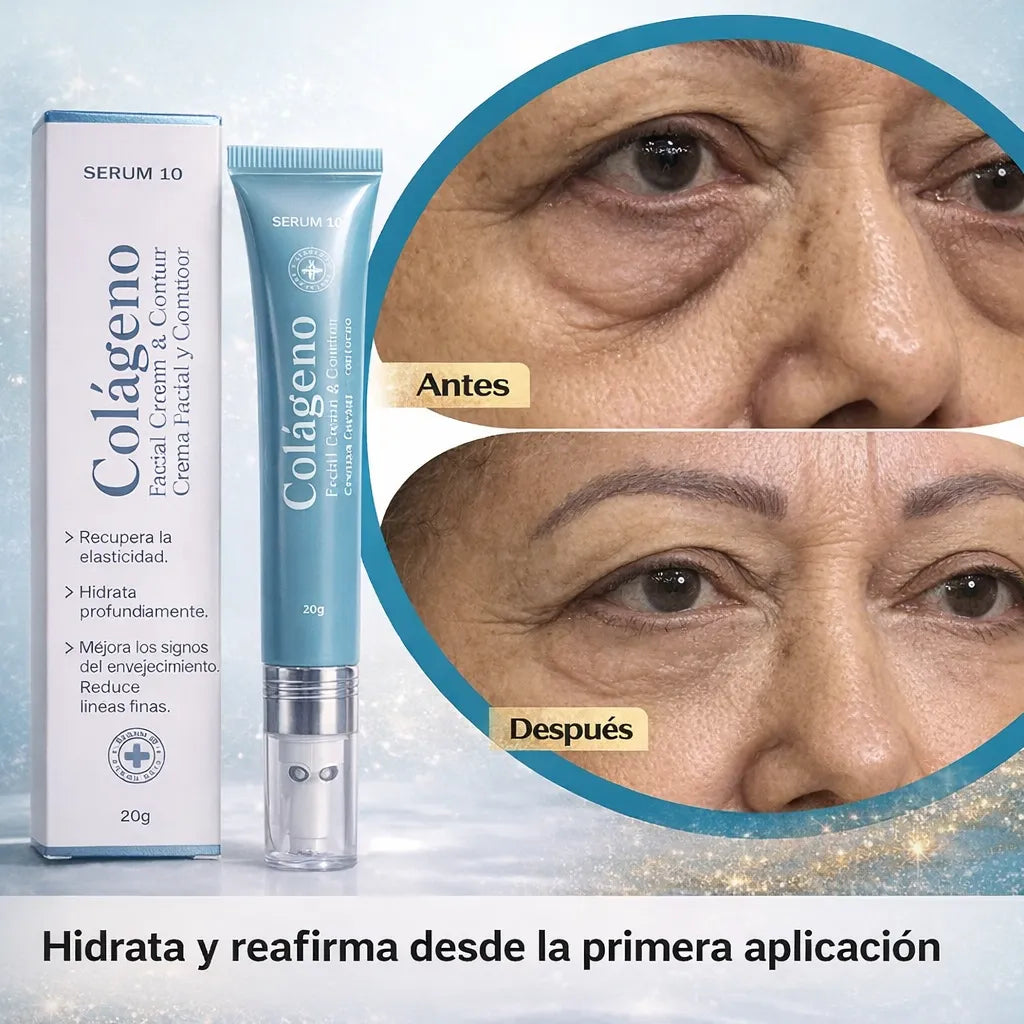 CONTORNO DE OJOS DE COLAGENO Y ACIDO HIALURONICO.